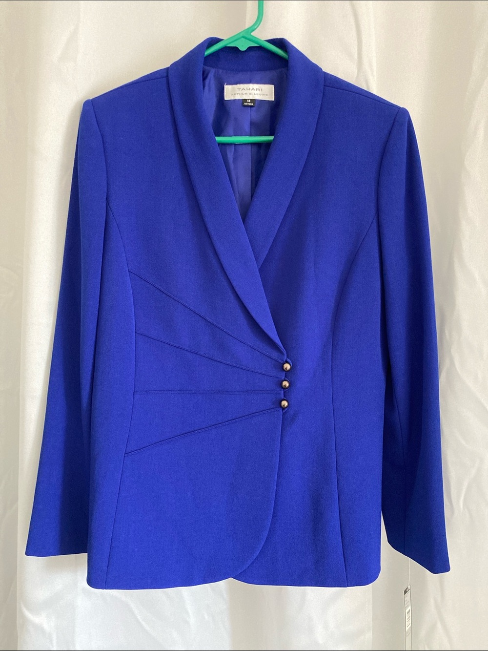 Tahari Cobalt Blue NWT size 14